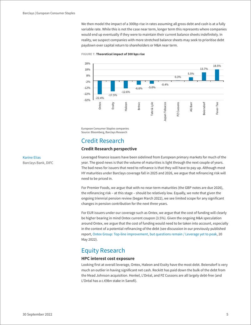 《European Consumer Staples The end of ‘free’ money》 - 第6页预览图