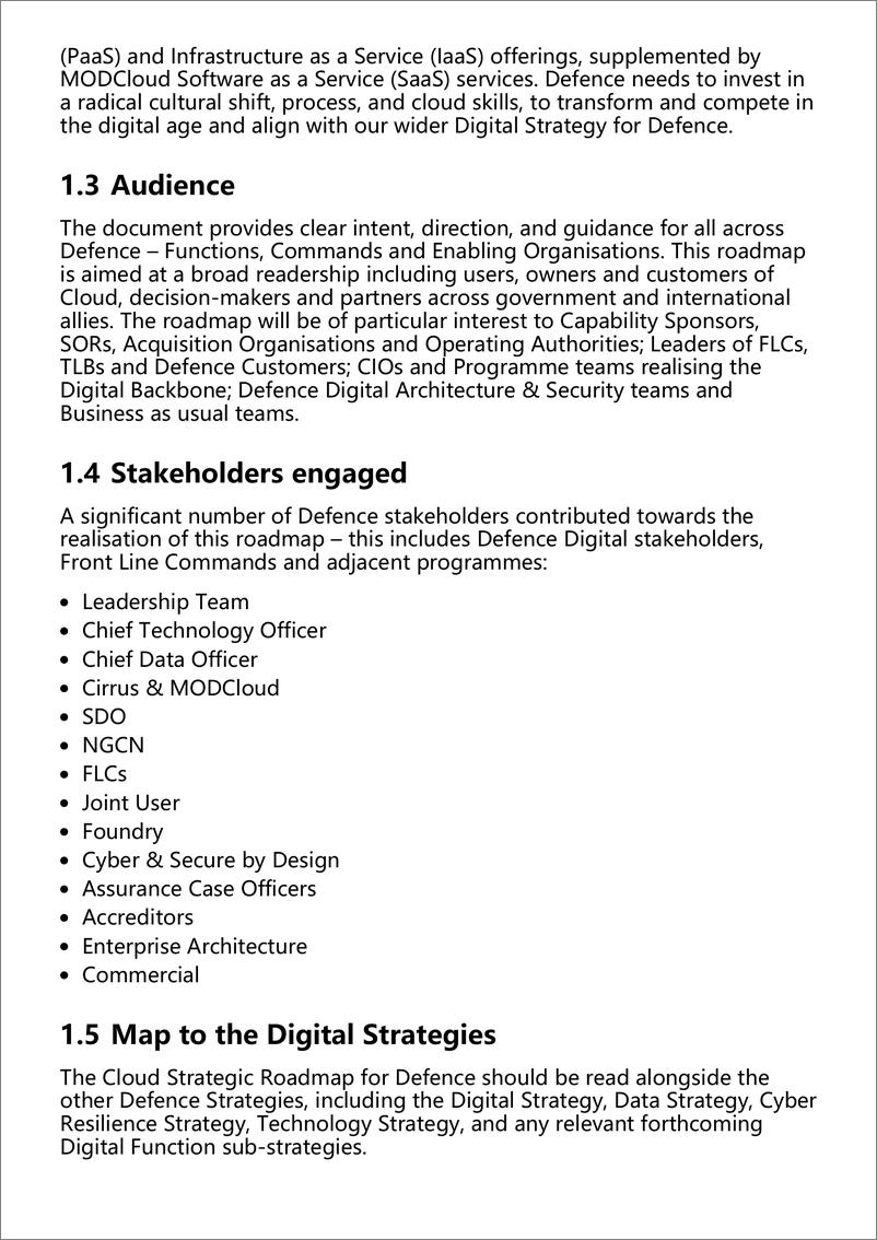《国防云战略路线图（英）-38页》 - 第5页预览图