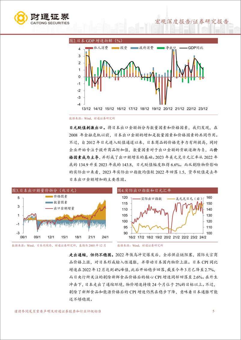 《宏观深度报告：日本经济到底怎么样？-240422-财通证券-14页》 - 第5页预览图