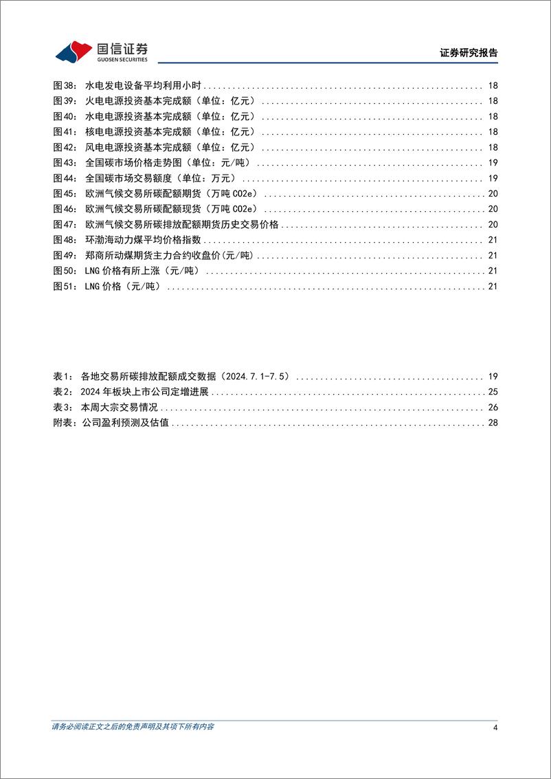 《公用环保2024年7月投资策略：美国“核电复兴”法案获通过，持续关注电改进展-240707-国信证券-30页》 - 第4页预览图