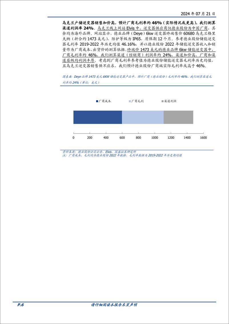 《电力设备行业专题研究：一文读懂光储逆变器新市场，乌克兰、巴基斯坦和中东地区-240721-国盛证券-11页》 - 第6页预览图