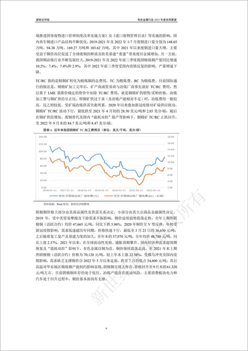 《新世纪评级-有色金属行业2023年度信用展望-30页》 - 第7页预览图