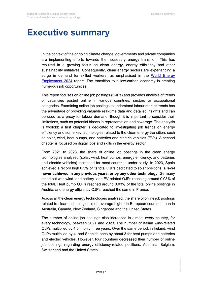 《国际能源署-绘制绿色和数字能源工作图-在线招聘的趋势和见解（英）-2024-130页》 - 第7页预览图