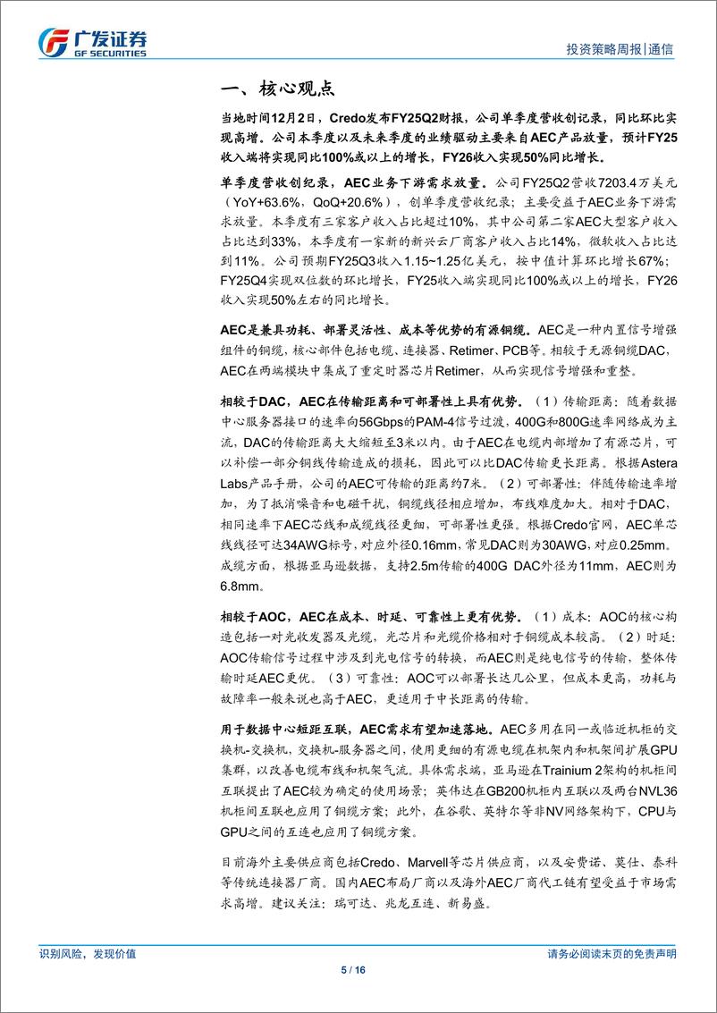 《通信行业：数据中心短距传输AEC需求有望高增，关注产业链投资机会-241215-广发证券-16页》 - 第5页预览图