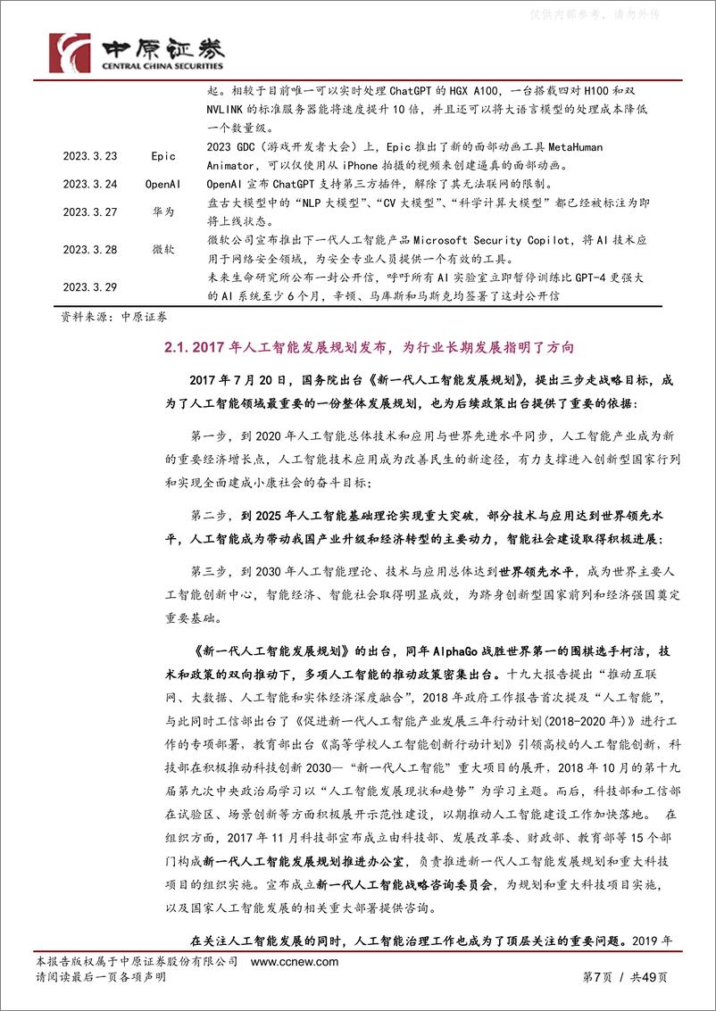 《中原证券-人工智能行业专题研究：拥抱科技，把握AI新时代-230413》 - 第7页预览图