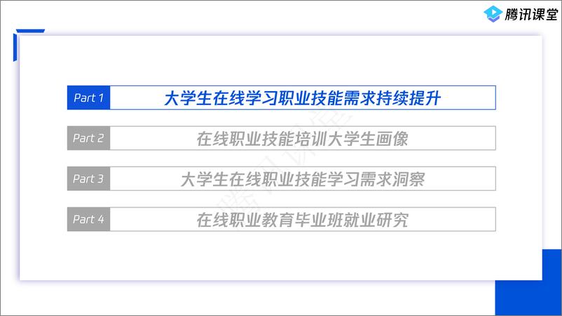 《2022大学生在线职业技能学习需求和就业趋势大数据报告-腾讯课堂》 - 第3页预览图