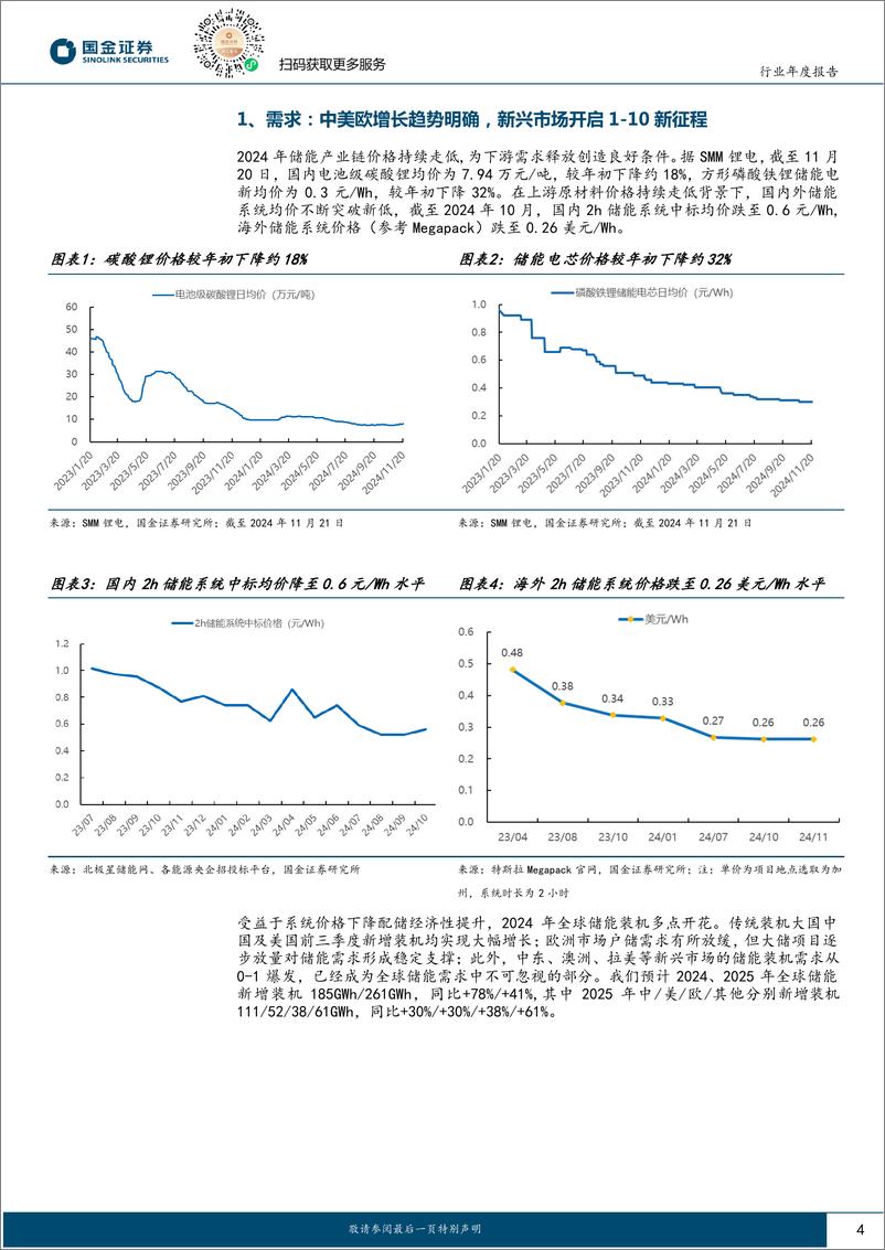 《储能行业2025年度策略：百舸争流千帆竞，唯有龙头破浪前-241126-国金证券-23页》 - 第4页预览图