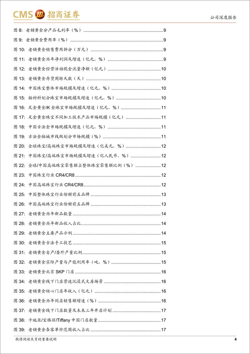 《老铺黄金(06181.HK)高端古法金第一品牌，差异化定位驱动高增长%26高盈利-240702-招商证券-23页》 - 第4页预览图