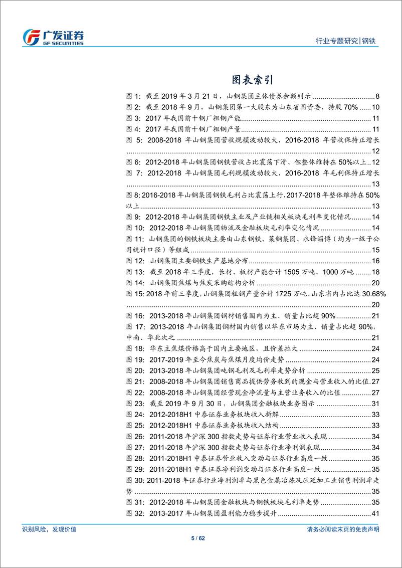 《钢铁行业钢铁集团专题之二：山钢集团，盈利能力渐强、但净利率仍较低，转型发展渐提速-20190323-广发证券-62页》 - 第6页预览图