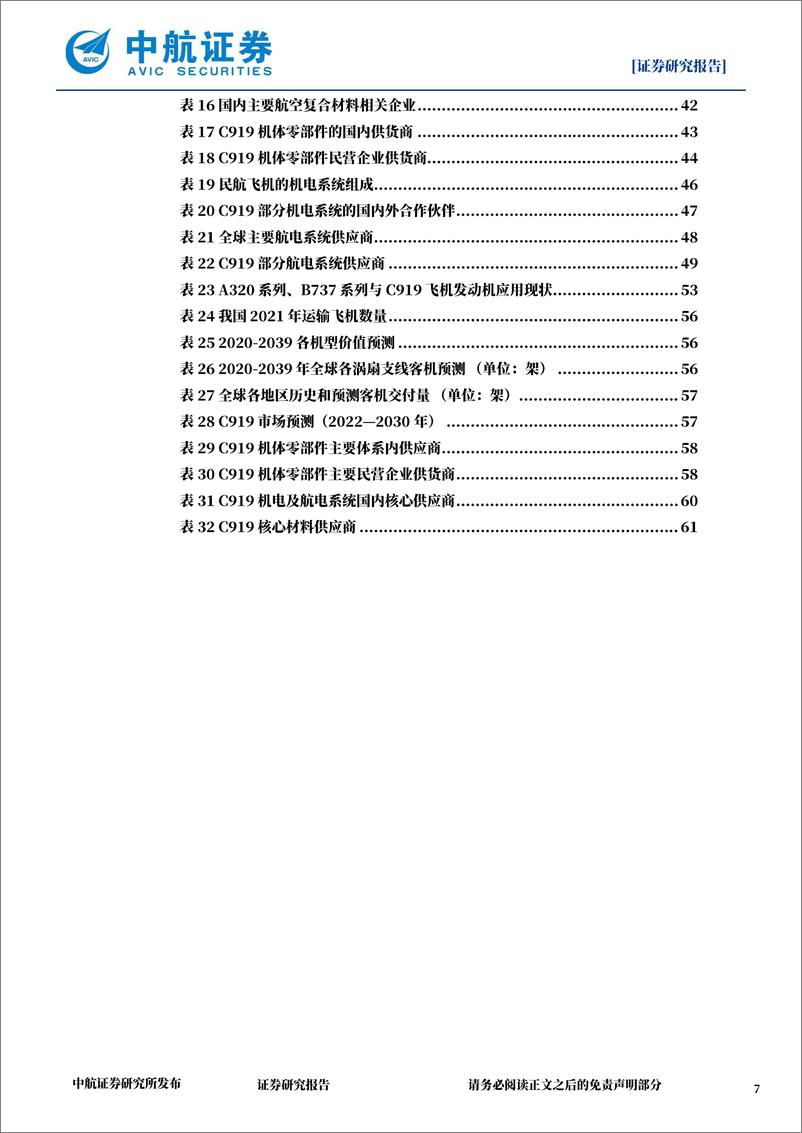 《国防军工行业中国大飞机深度报告：中国民机大时代开启-20221017-中航证券-64页》 - 第8页预览图