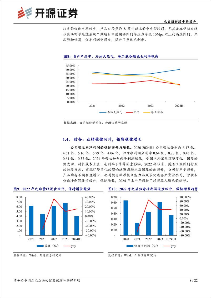 《方正阀门(920082)北交所新股申购报告：阀门行业“小巨人”，自主研发阀门技术国际领先-241216-开源证券-22页》 - 第8页预览图