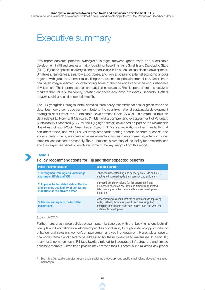 《联合国贸易发展委员会-斐济绿色贸易与可持续发展之间的协同联系（英）-2024-31页》 - 第8页预览图