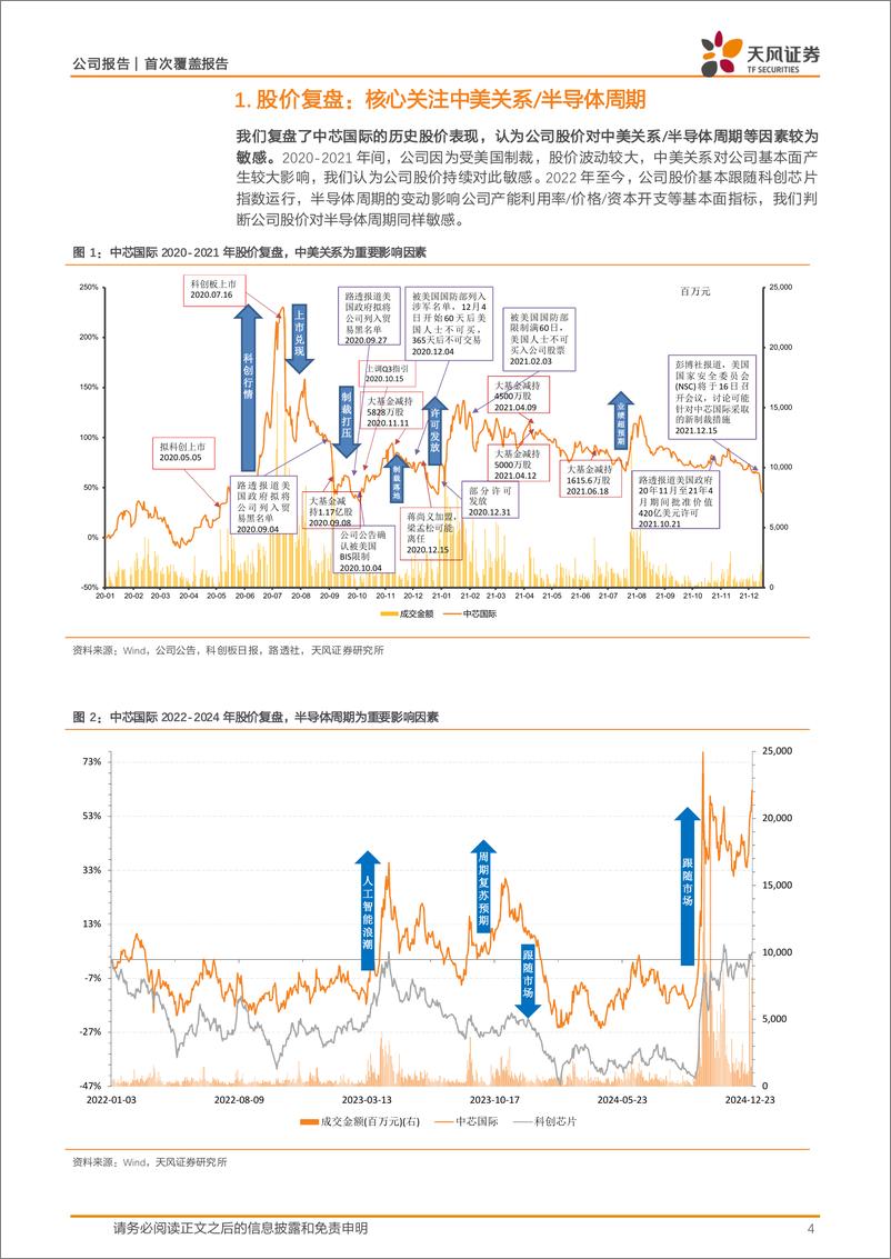 《中芯国际(688981)大陆晶圆代工龙头，受益AI浪潮-250104-天风证券-14页》 - 第4页预览图