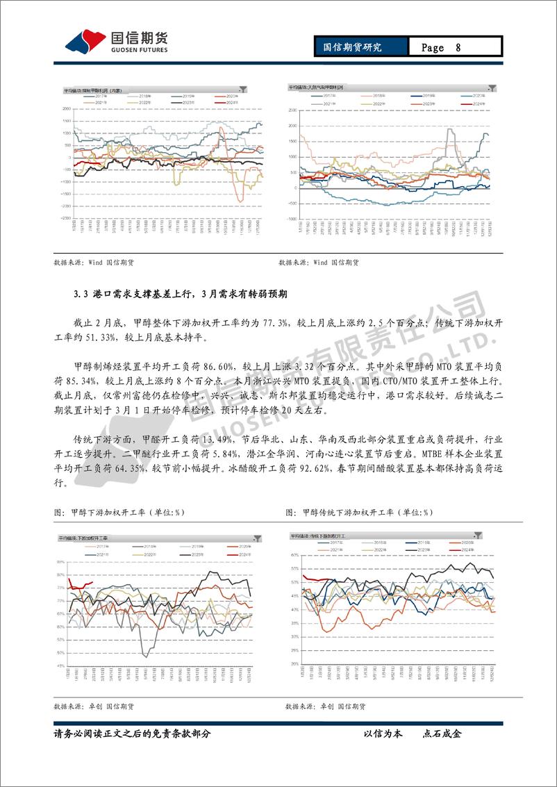 《甲醇月报：进口有缩量预期然，甲醇上行或有承压-20240225-国信期货-12页》 - 第8页预览图