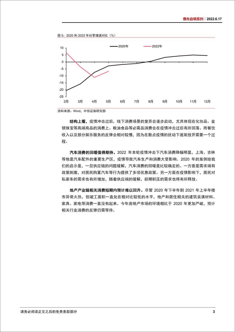 《债市启明系列：如何看待今年消费复苏的节奏和幅度？-20220617-中信证券-30页》 - 第5页预览图