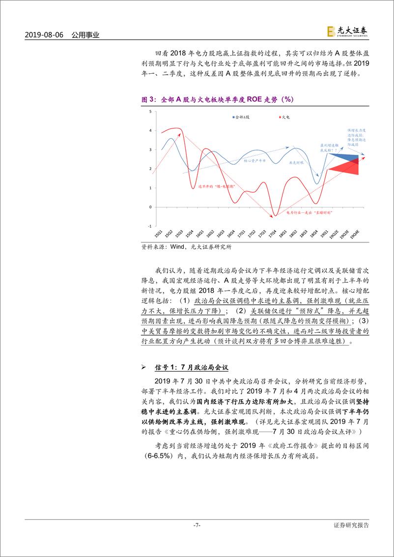 《公用事业行业再论电力股配置价值：节奏易改，周期难移-20190806-光大证券-24页》 - 第8页预览图