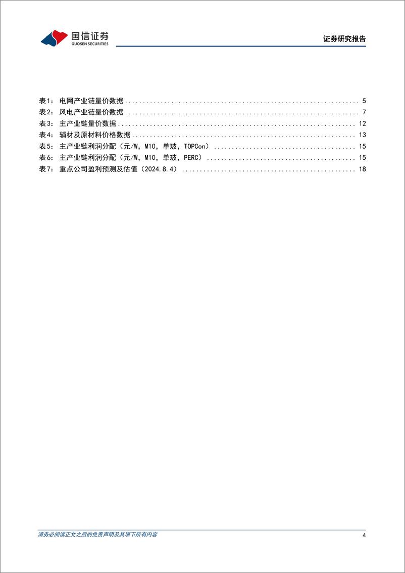 《电力设备新能源行业2024年8月投资策略：风电海内外需求共振，全球储能迎景气浪潮-240805-国信证券-21页》 - 第4页预览图