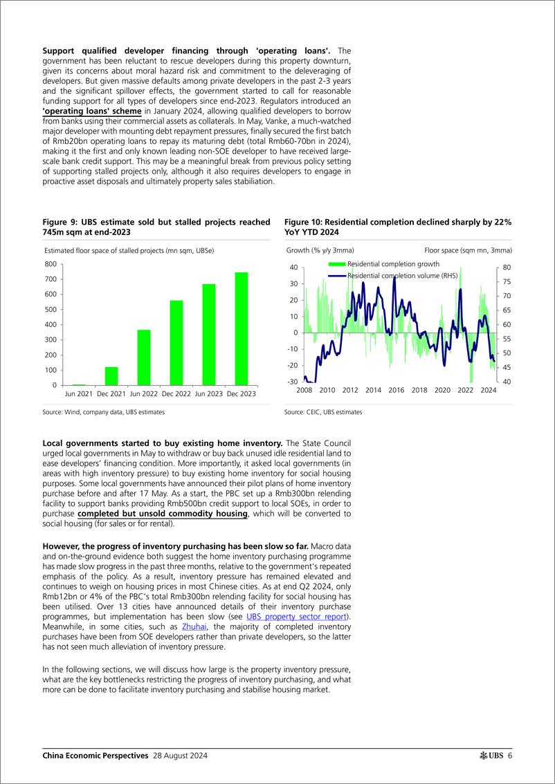 《UBS Economics-China Economic Perspectives _Home Destocking Debate and Prop...-110039788》 - 第6页预览图