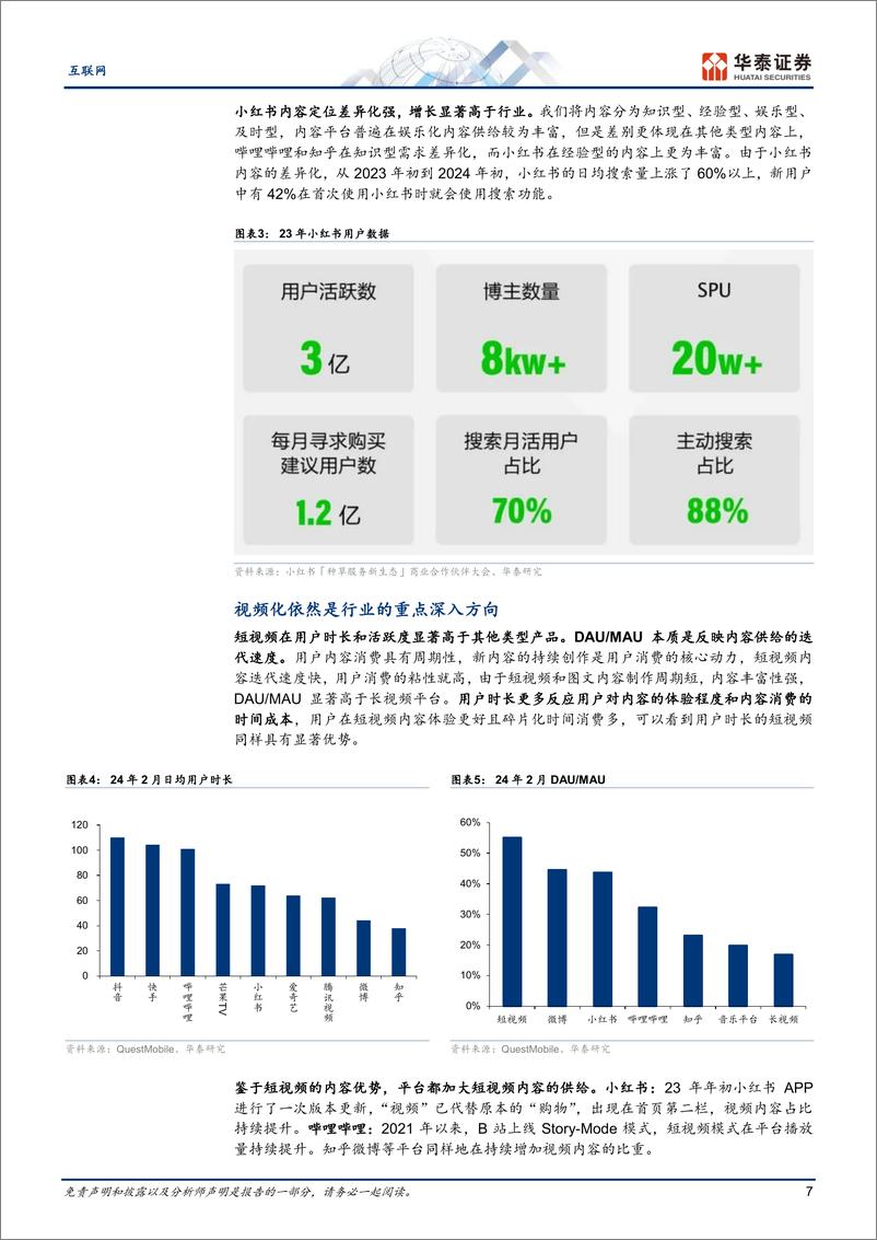 《小红书引领内容社区商业化繁荣-华泰证券》 - 第7页预览图