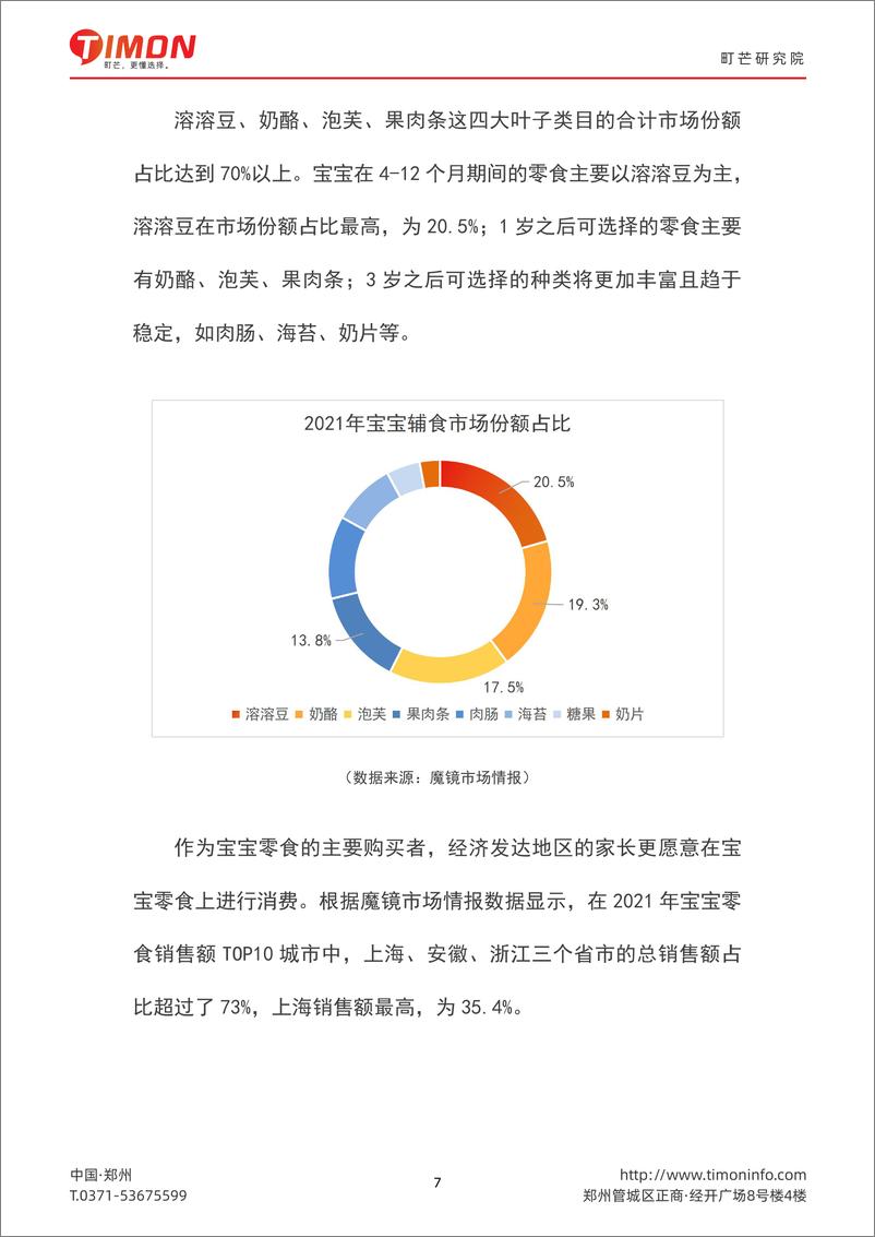 《2022儿童食品行业研究报告-町芒研究院》 - 第8页预览图