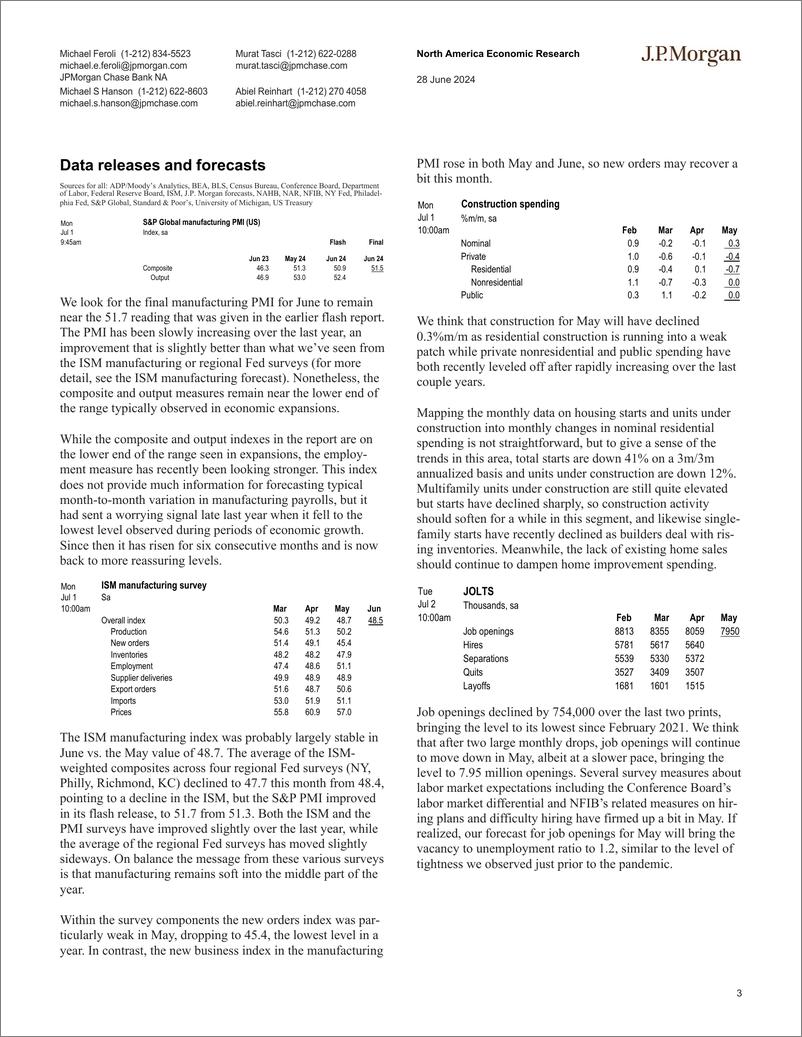 《JPMorgan Econ  FI-United States-108908261》 - 第3页预览图