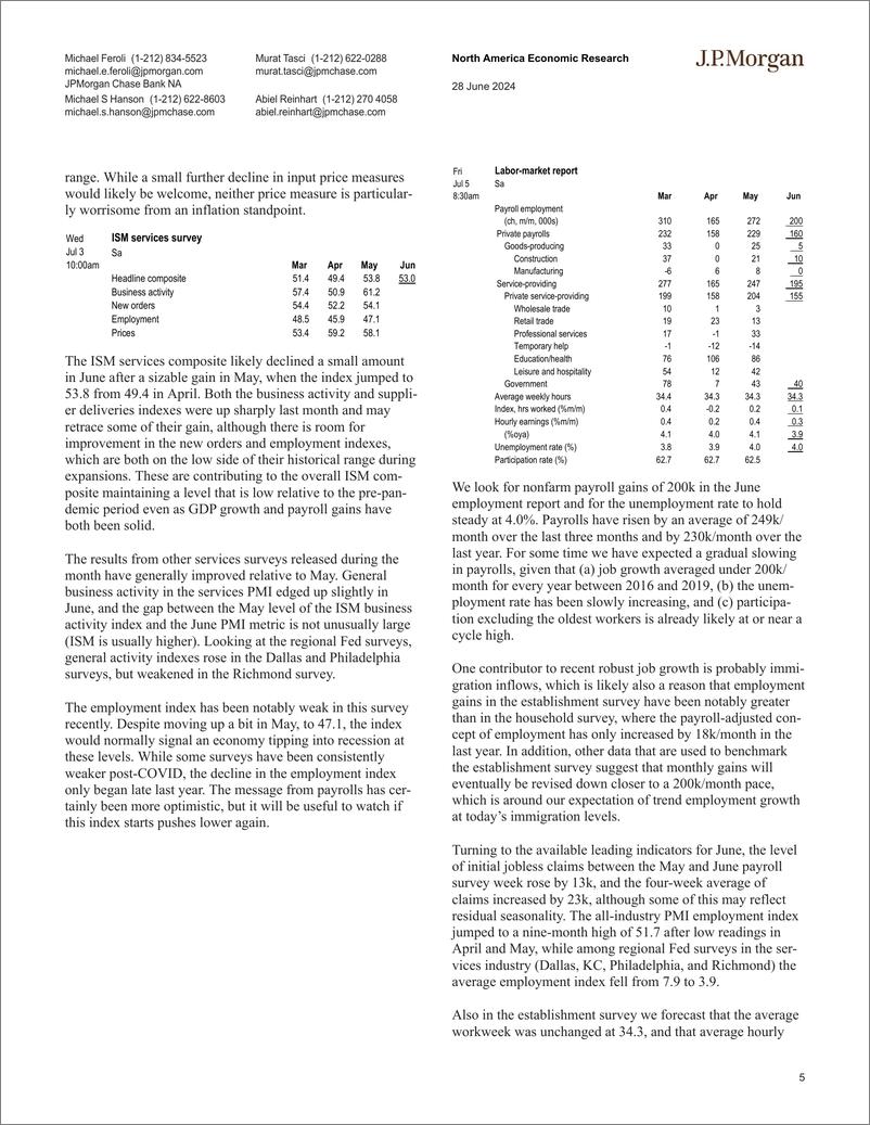 《JPMorgan Econ  FI-United States-108908261》 - 第5页预览图