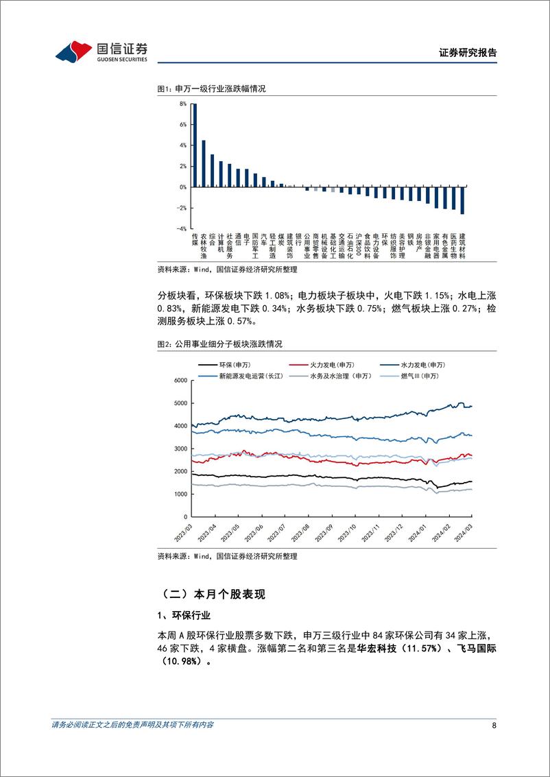 《公用环保202403第4期：国家发布2024年能源工作指导意见，坚持把保障国家能源安全放在首位-240324-国信证券-28页》 - 第8页预览图