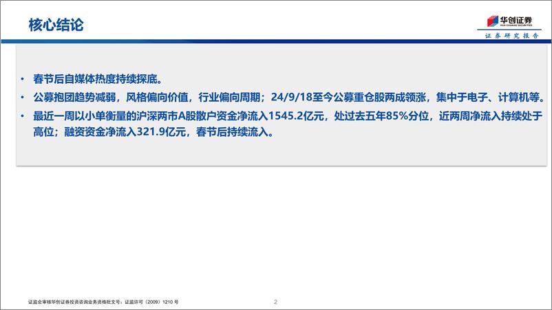 《投资者温度计第13期：自媒体热度持续探底，散户资金持续大幅净流入-250224-华创证券-15页》 - 第2页预览图