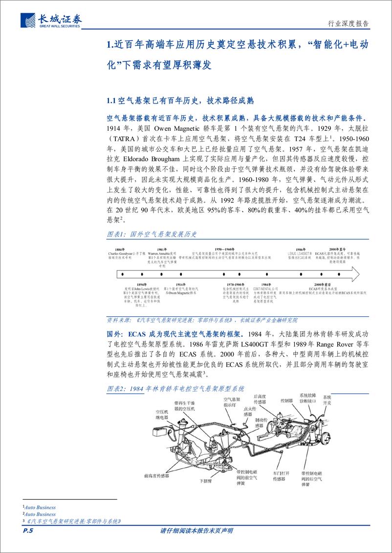 《汽车空气悬架行业深度报告：成本下行拓宽装机需求，电动智能带来绝佳适配性》 - 第5页预览图