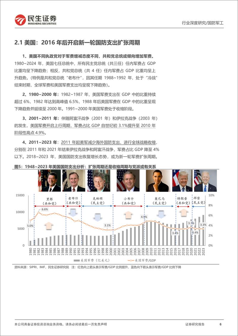 《国防军工行业专题报告-海外启示录2：全球军费趋向扩张；区域矛盾趋于复杂-240517-民生证券-25页》 - 第6页预览图