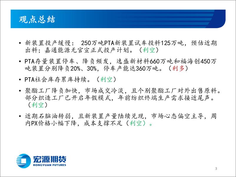 《PTA装置停车频发，纺织需求进入尾声-20221205-宏源期货-27页》 - 第4页预览图