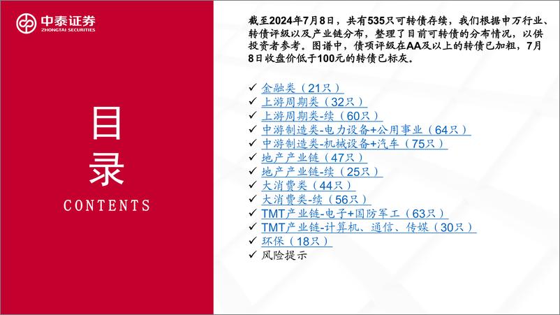 《可转债产业链图谱(2024年7月版)-240711-中泰证券-28页》 - 第2页预览图