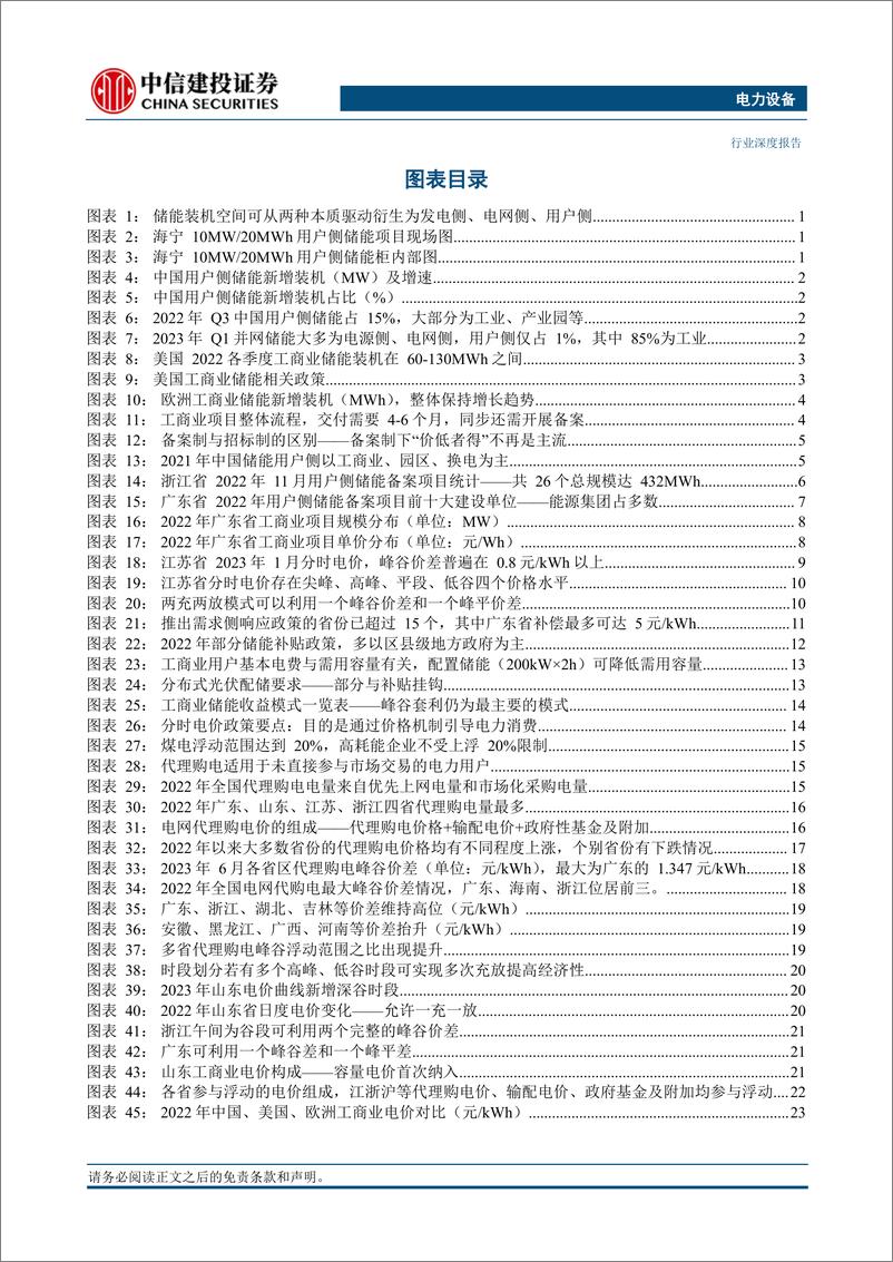 《电力设备行业：可观的IRR弹性将激发中国“中储能”需求倍增-20230619-中信建投-65页》 - 第6页预览图