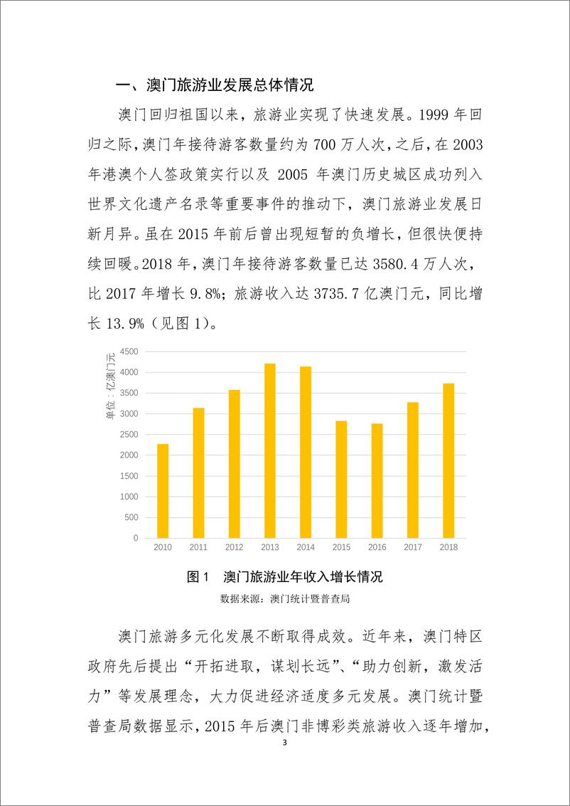 《内地赴澳门在线旅游市场发展报告》 - 第3页预览图