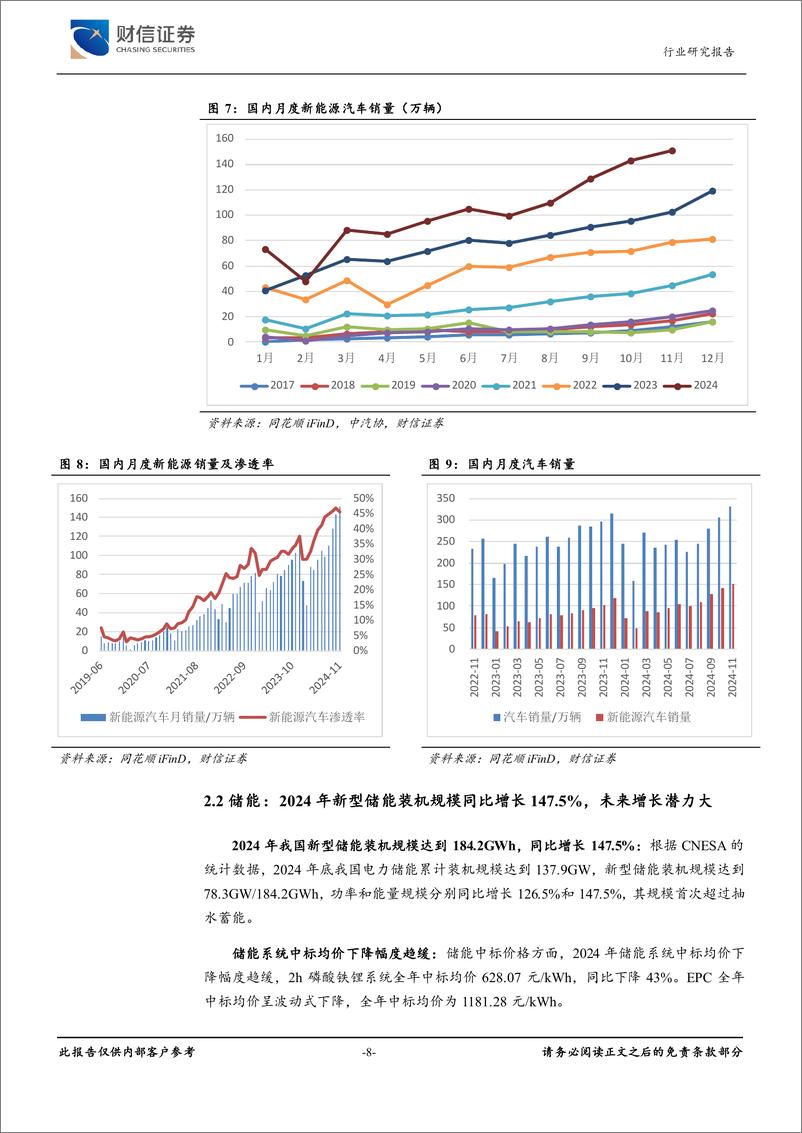 《财信证券-新能源电池行业深度_主产业链业绩有望改善_新技术应用加速》 - 第8页预览图