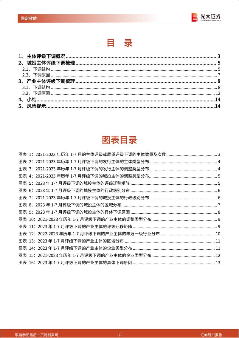 《2023年跟踪期信用债评级调整研究之二：2023年7月发债主体信用评级下调梳理-20230823-光大证券-15页》 - 第3页预览图