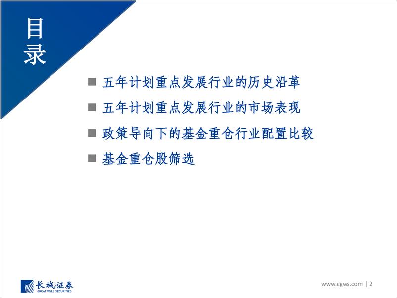 《基金重仓行业分析：政策导向下的行业配置研究-20220310-长城证券-39页》 - 第3页预览图