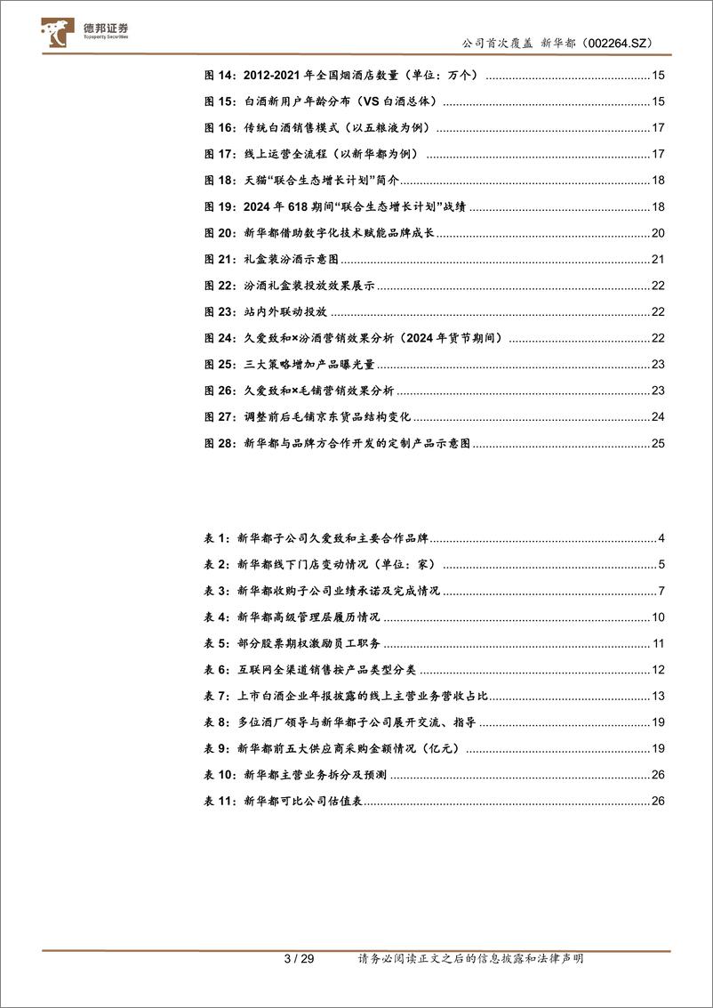 《新华都(002264)深耕白酒电商业务，有望充分受益白酒线上化-240812-德邦证券-29页》 - 第3页预览图