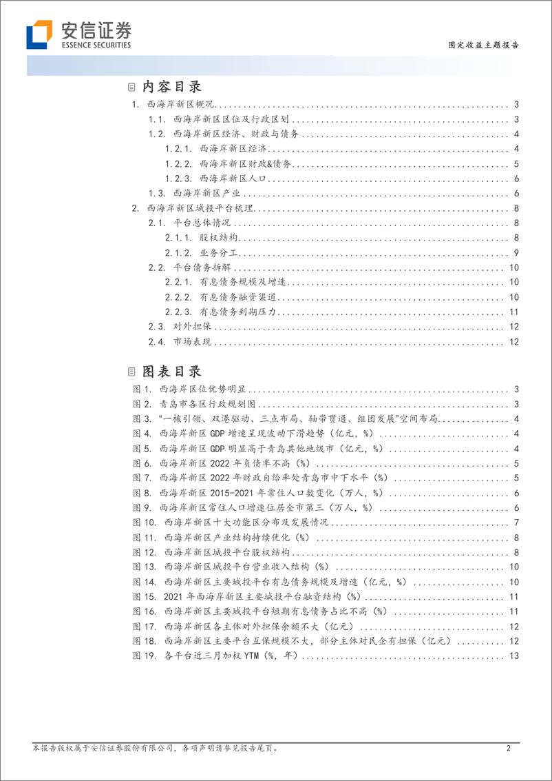 《国家级新区城投平台梳理（1）：青岛西海岸新区-20230318-安信证券-15页》 - 第3页预览图