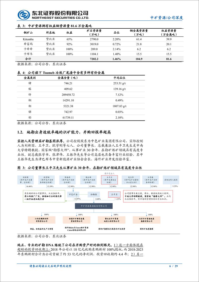 《中矿资源(002738)深度报告：居安思危，壮心不已-241013-东北证券-29页》 - 第6页预览图