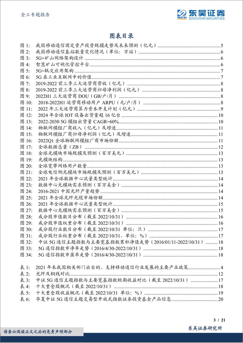 《中证5G通信指数投资价值分析：基建进入高峰时期，5G通信大有可为-20221108-东吴证券-21页》 - 第4页预览图