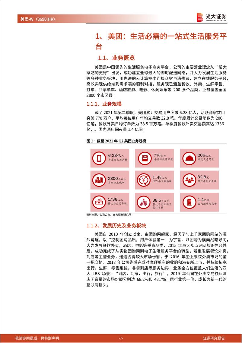 《【光大证券】美团投资价值分析报告：本地生活独占龙头，社区团购打开成长边界》 - 第7页预览图