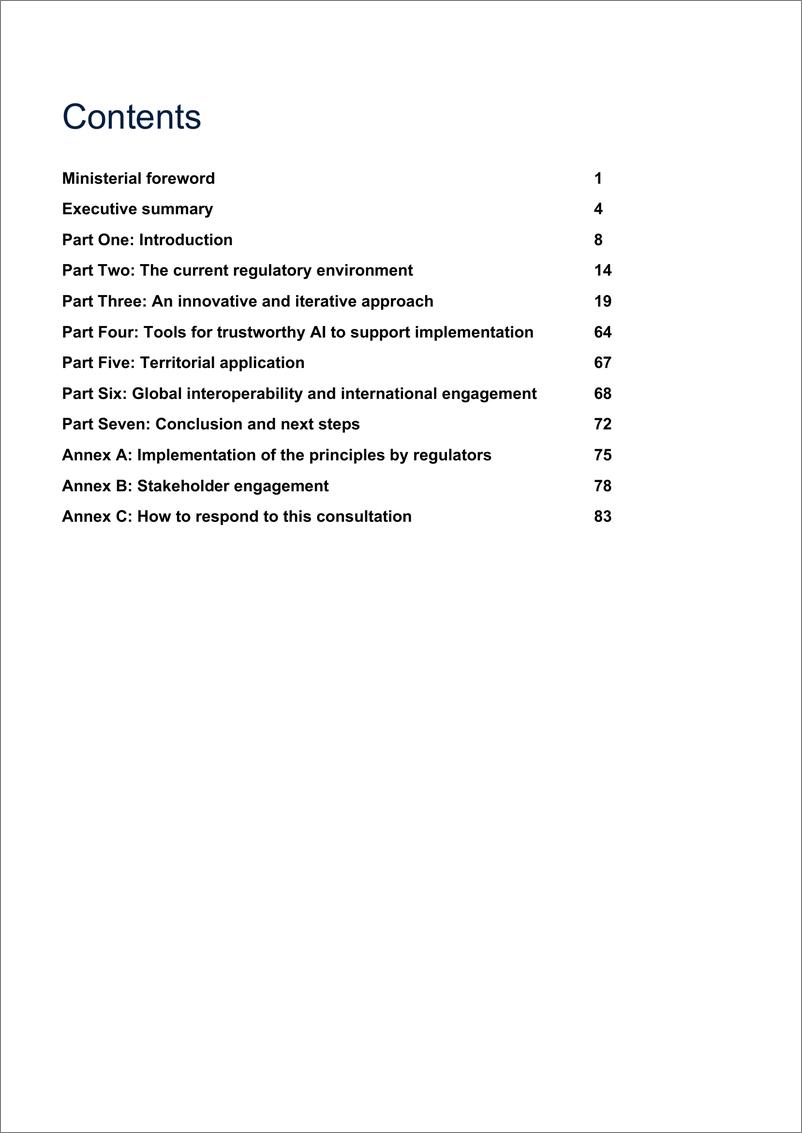 《英国科学创新技术部+支持创新的人工智能监管方法2023-91页》 - 第5页预览图