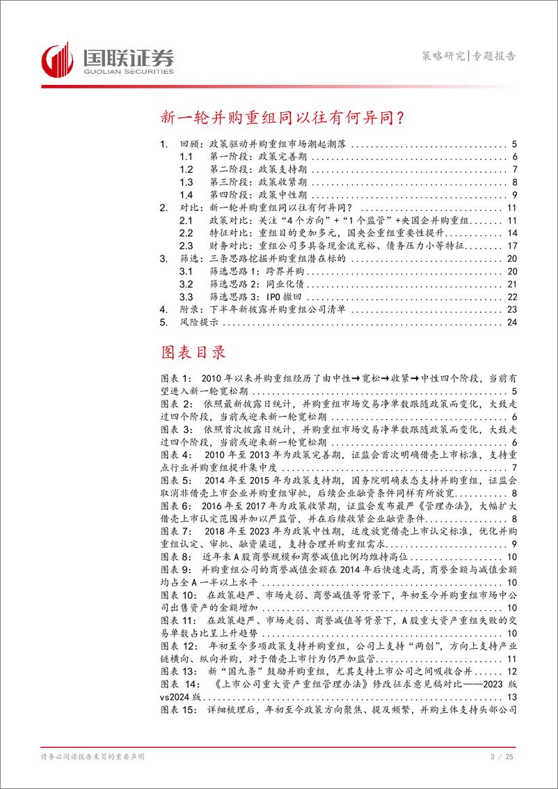 《策略研究专题报告：新一轮并购重组同以往有何异同？-241031-国联证券-26页》 - 第4页预览图