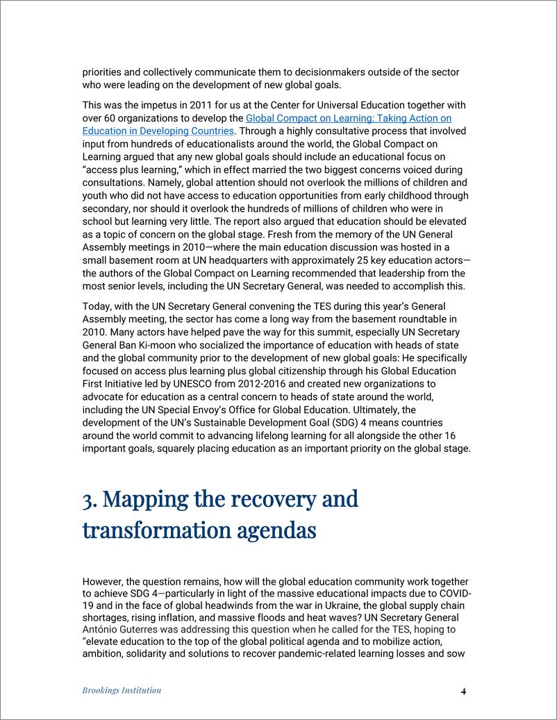 《布鲁金斯学会-改革教育系统的共同优先事项：规划恢复和改革议程（英）-2022.9-20页》 - 第6页预览图
