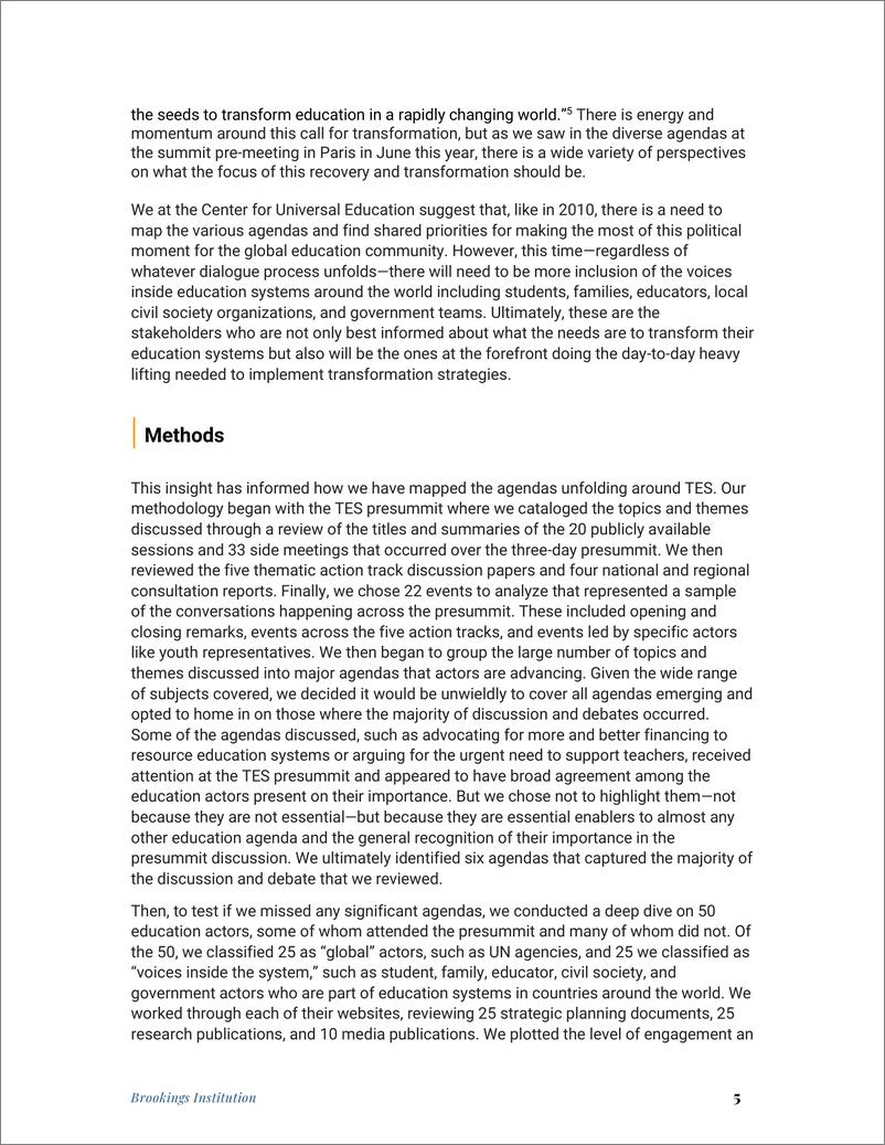 《布鲁金斯学会-改革教育系统的共同优先事项：规划恢复和改革议程（英）-2022.9-20页》 - 第7页预览图