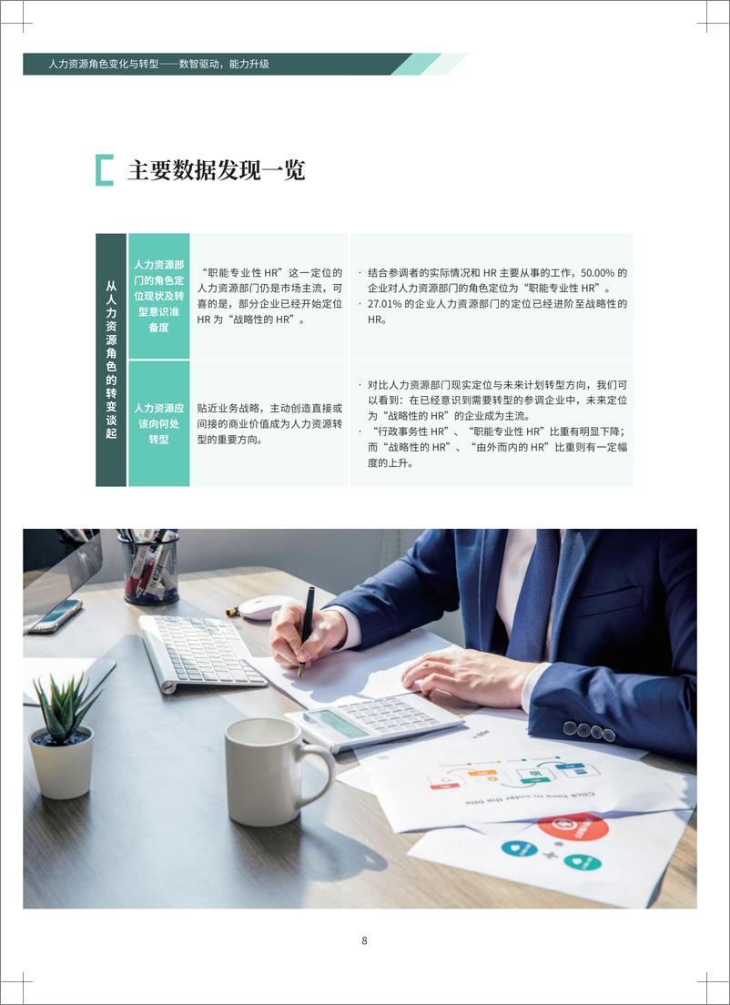 《人力资源角色变化与转型——数智驱动，能力升级》—＋FESCO＋Adecco＋HR数字化调研报告-100页 - 第8页预览图