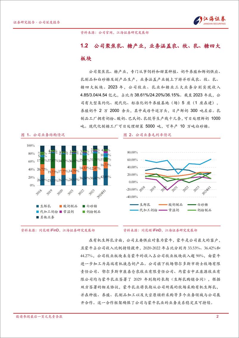 《骑士乳业(832786)聚焦乳、糖产业，业务涵盖农、牧、乳、糖四大板块-241216-江海证券-23页》 - 第6页预览图