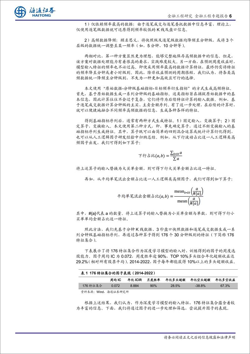 《选股因子系列研究（八十六）：深度学习高频因子的特征工程-20230130-海通证券-23页》 - 第7页预览图