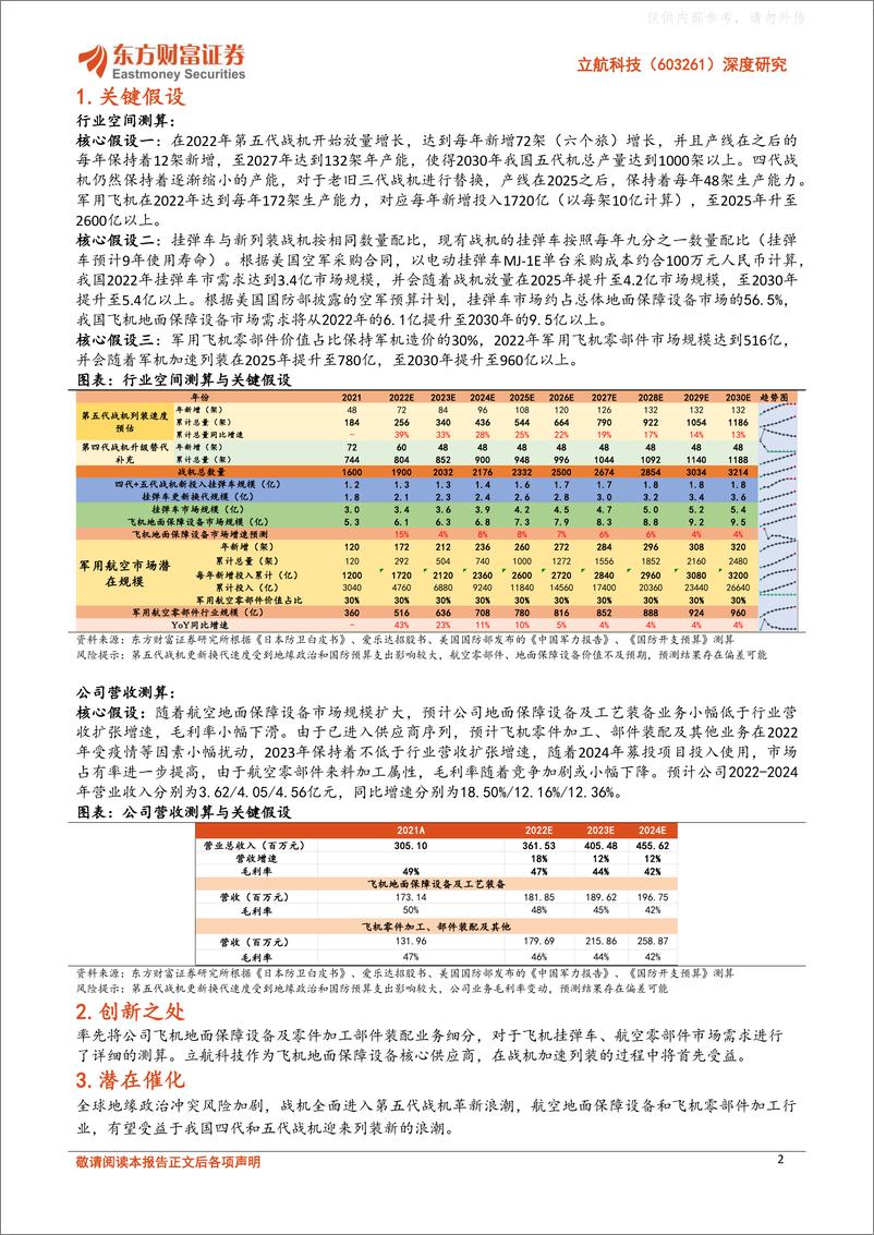 《东方财富证券-立航科技(603261)深度研究：航空地面保障稀缺标的，多点布局航空制造产业-230404》 - 第2页预览图